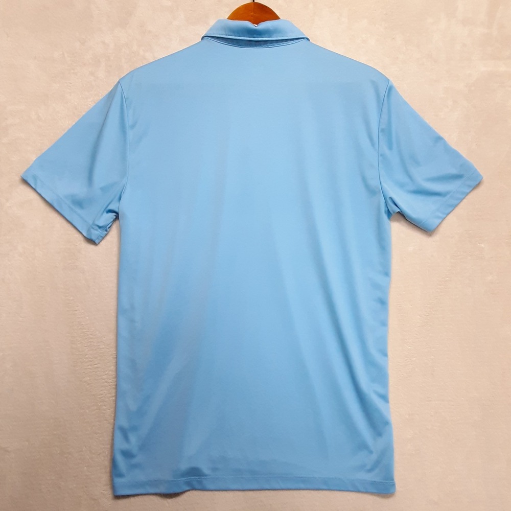 Huk Pursuit Mens Performance Polo Medium Marolina Blue UPF 50 - Picture 2 of 8